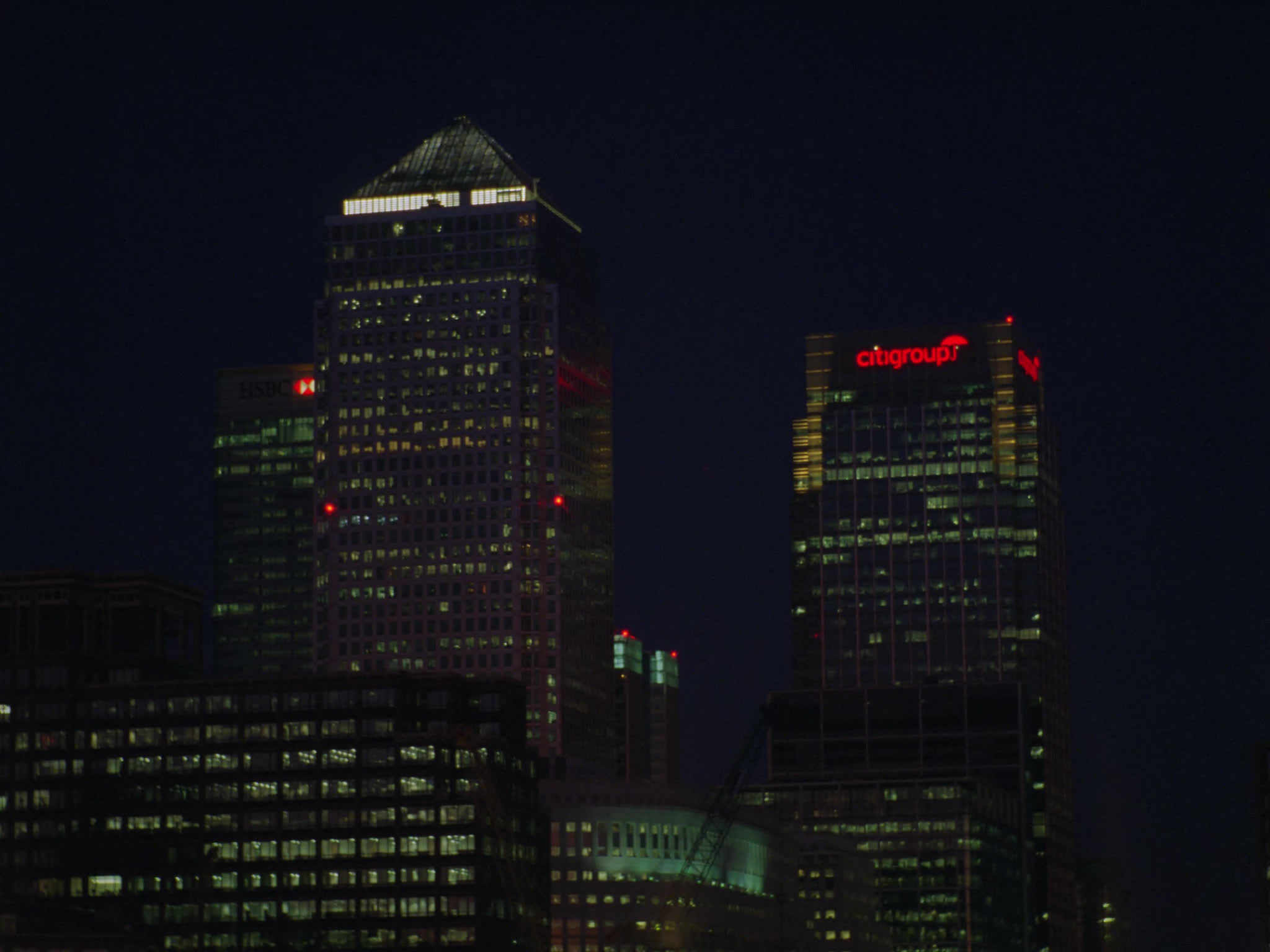 Canary Wharf Financial District 