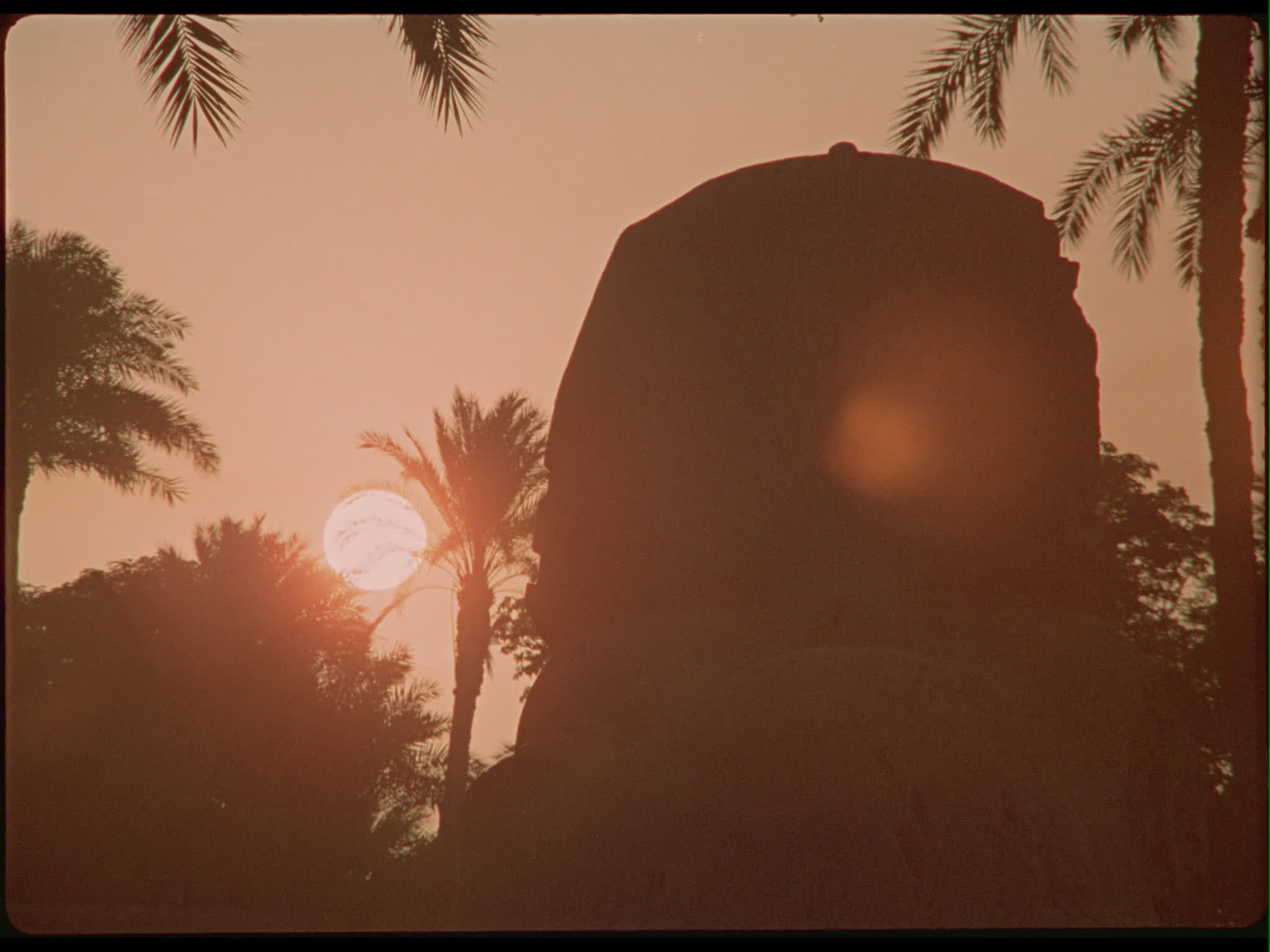 Pharaoh Statue at Dawn