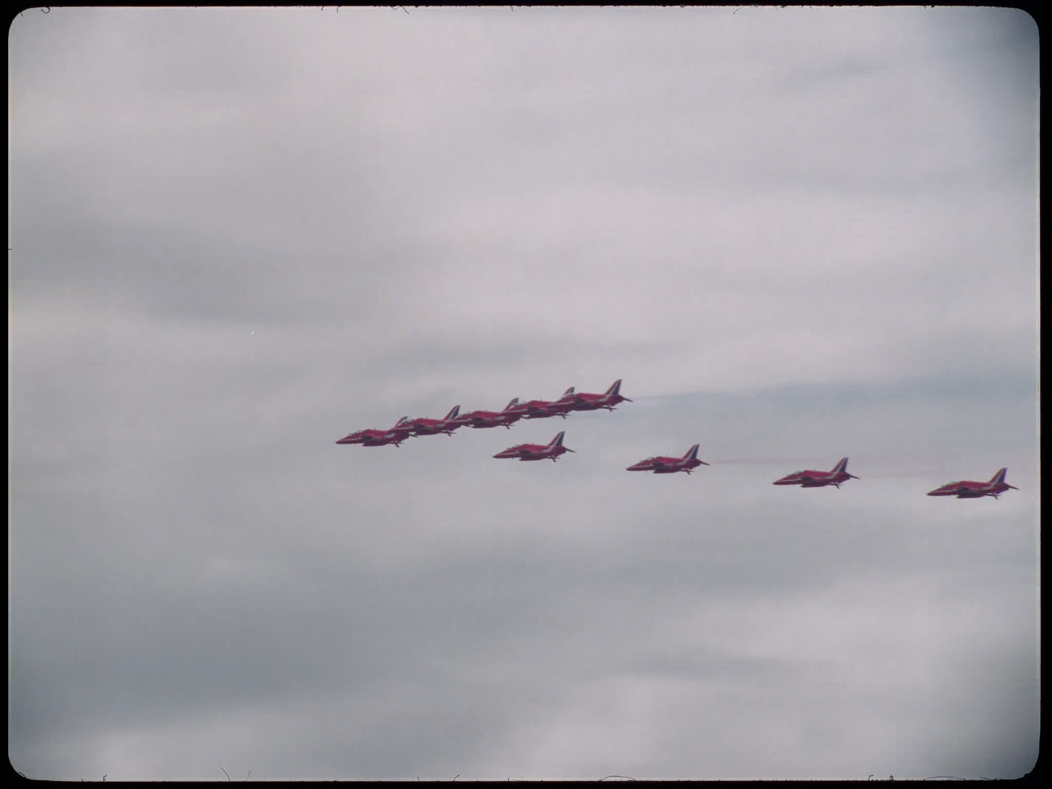 Red Arrows V Formation