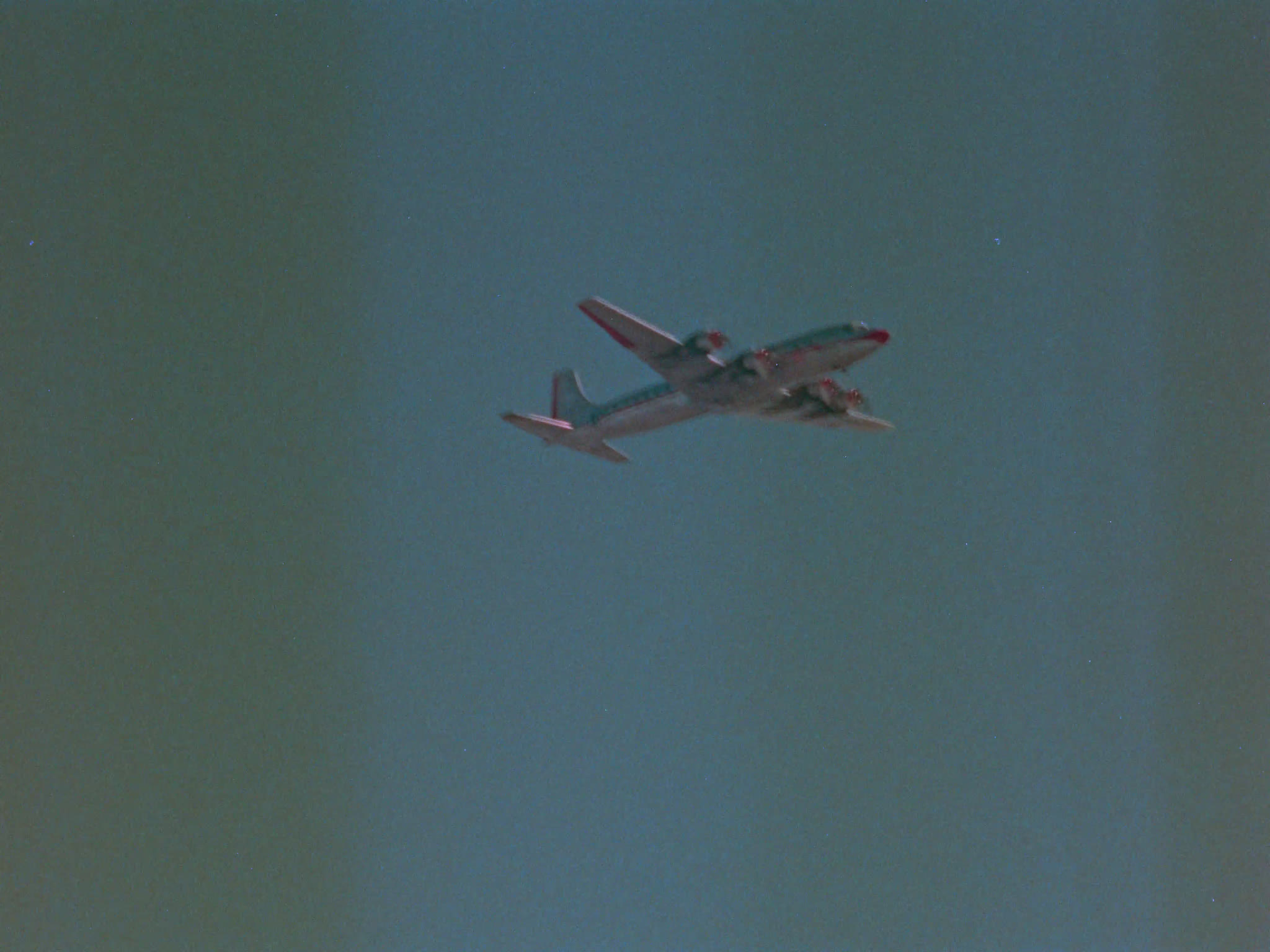 American Airlines DC-7 in Flight