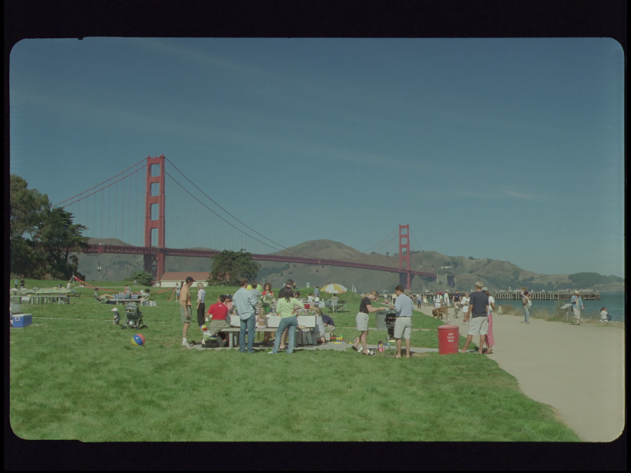Picnic by Golden Gate Bridge