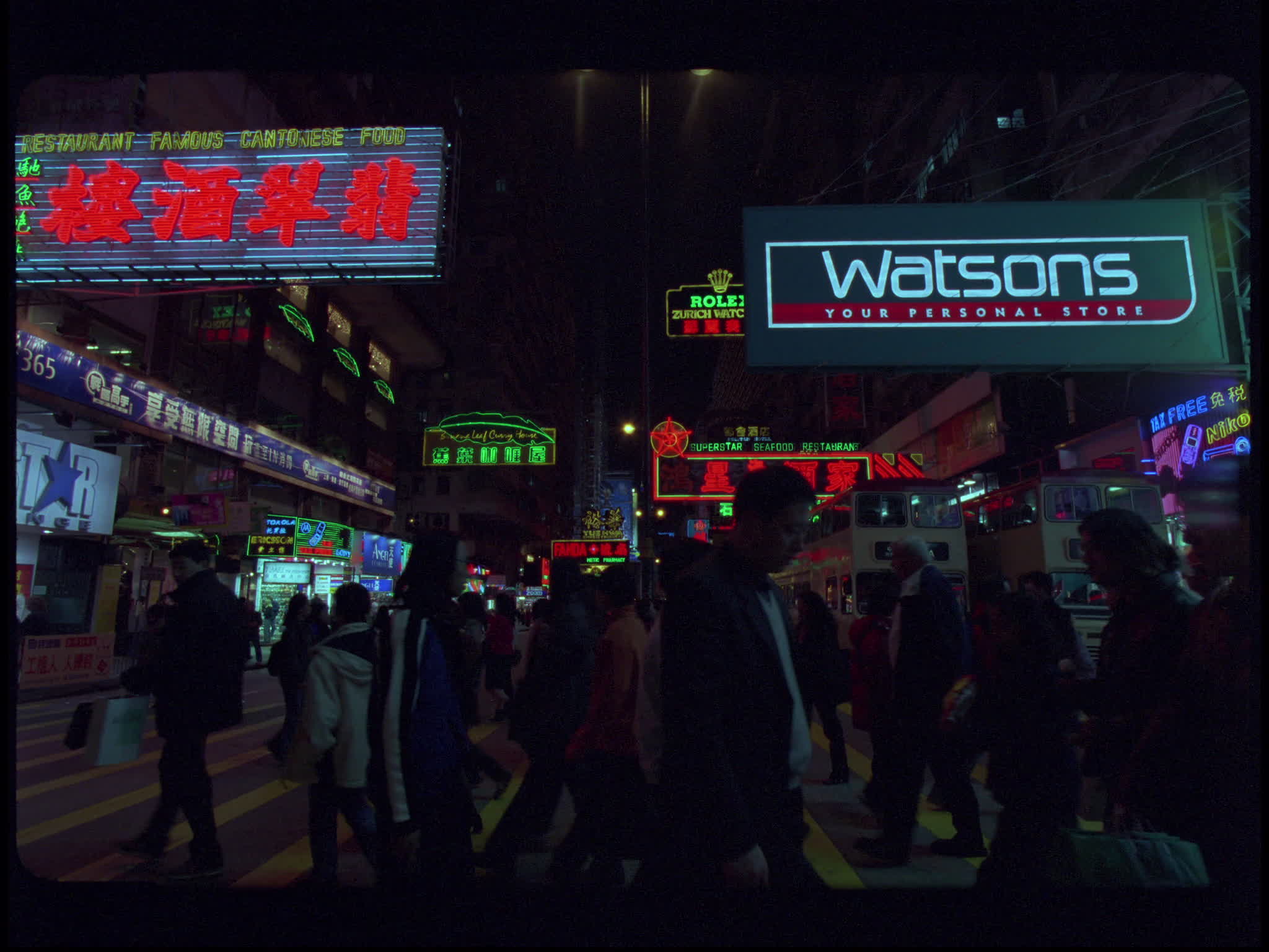 Nathan Road in Hong Kong