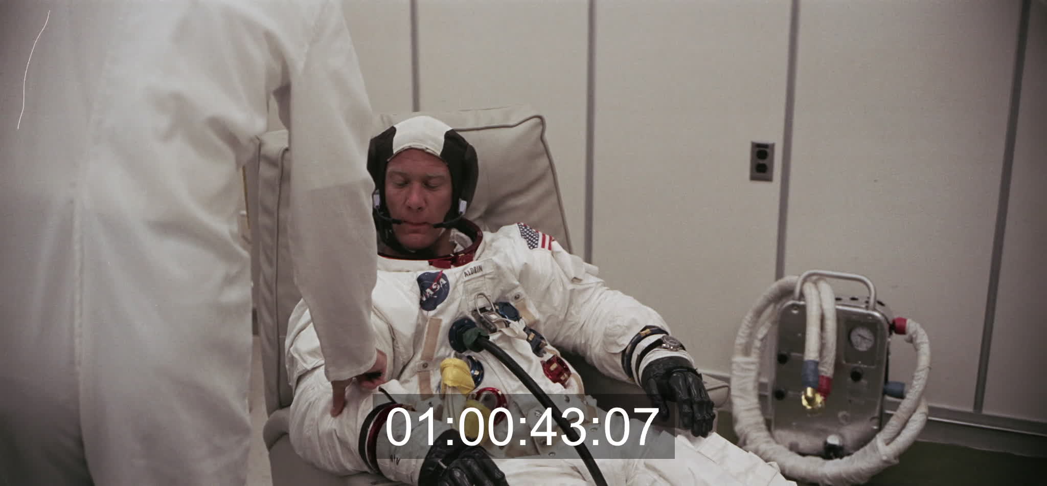 Apollo 11 Crew Suiting up